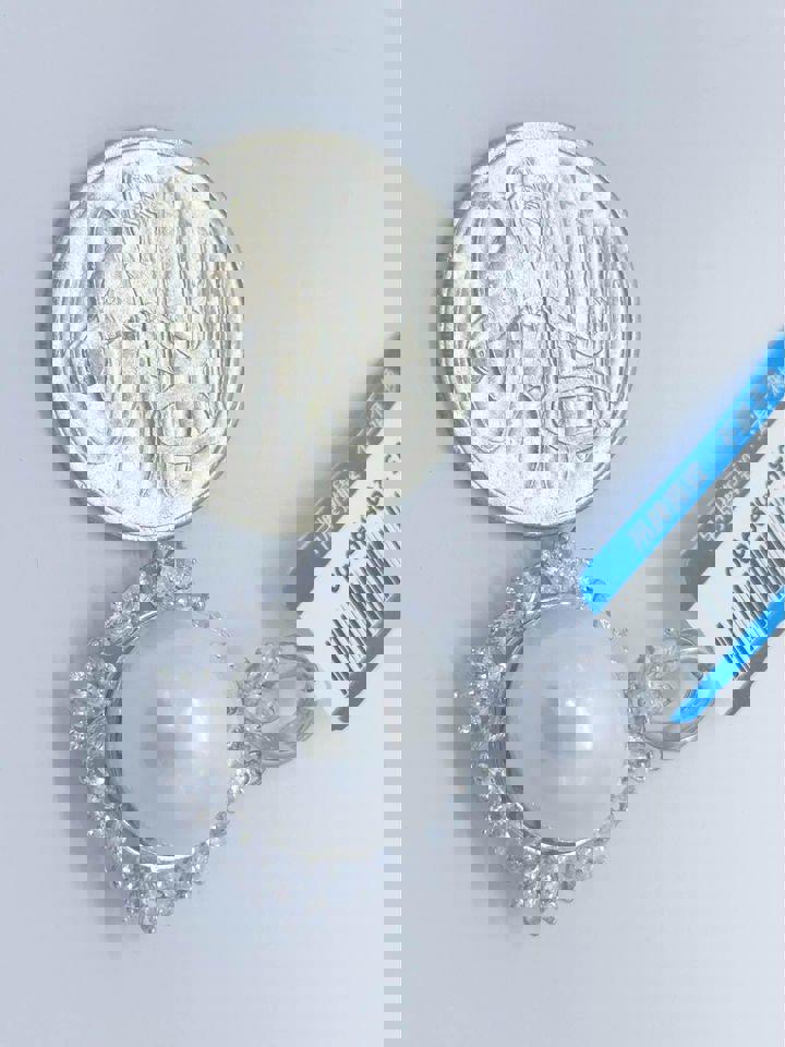 16MM giant natural Freshwater Pearl Pendant in S925 with certificate gift for her