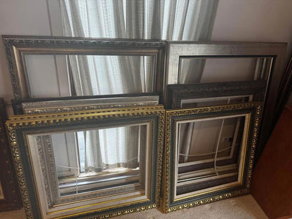 from $80 to $300 Antique gold frames vintage frames for paintings 18 pieces