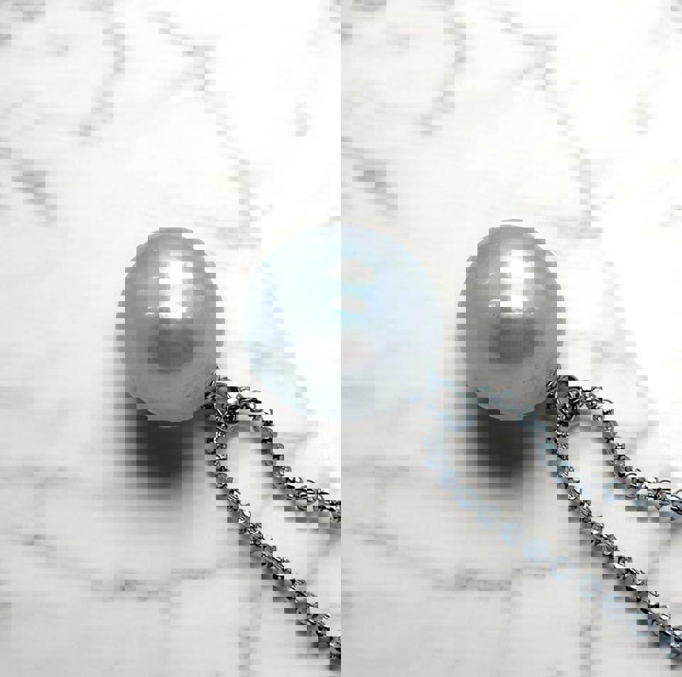 18mm S925 Giant Freshwater Pearl Necklace with certificate