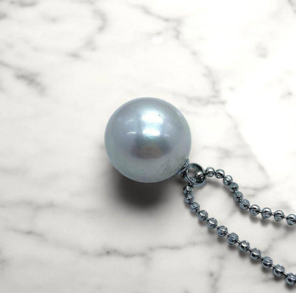 18mm S925 Giant Freshwater Pearl Necklace with certificate