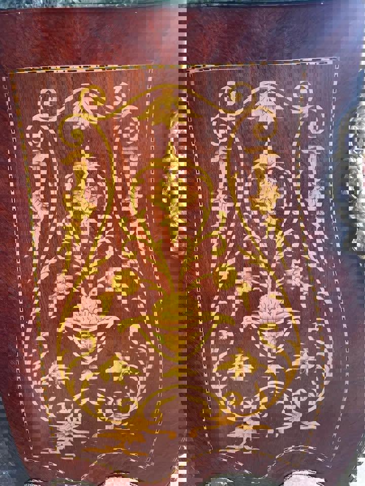 82x40x80h cm Elegant French 18th Century Commode Louis XV hall stand marble top