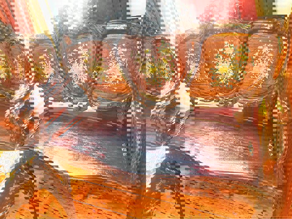 A set of Mother of Pearl Inlay Antique Chinese Armchairs 6 seats