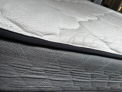 Antique steel single bed frame with wheels solid timber slats and