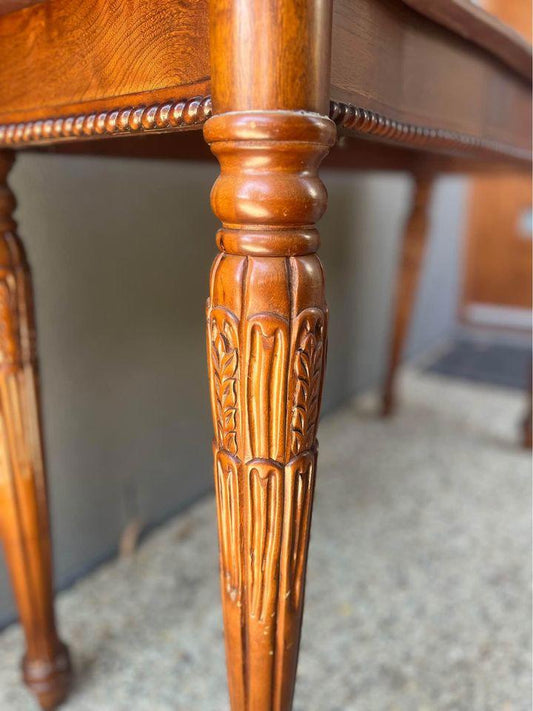 Solid timber with nice hand caving hall stand hall table end tall 126 x46x76 cm